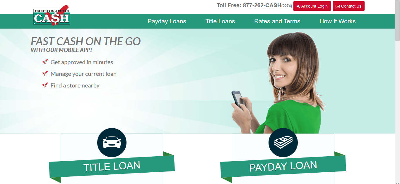 Check Into Cash Overview | Payday Loans | Direct Lenders List